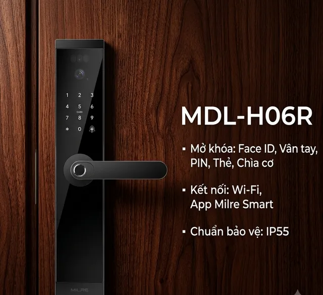 Khóa điện tử MILRE MDL-H06R