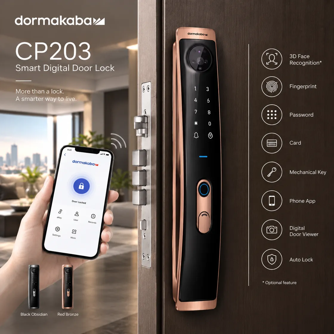 Khóa điện tử Dormakaba CP 203