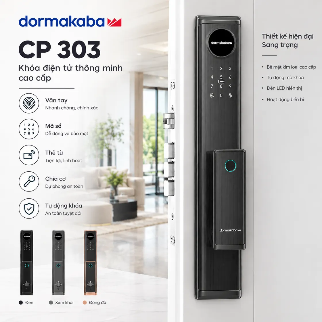 Khóa điện tử Dormakaba CP 303